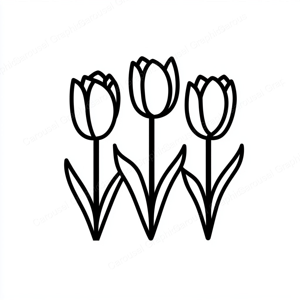 Tulip Vector Graphic preview