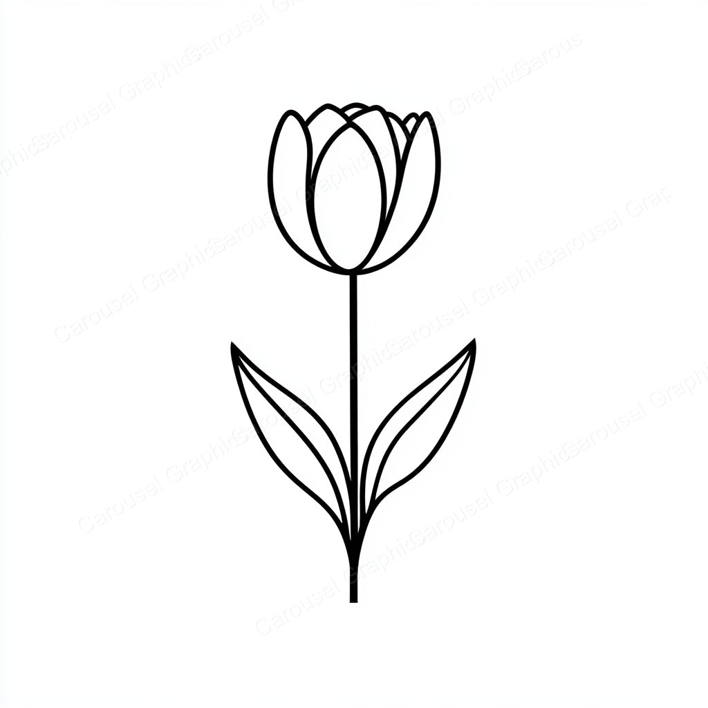 Tulip Vector Graphic preview
