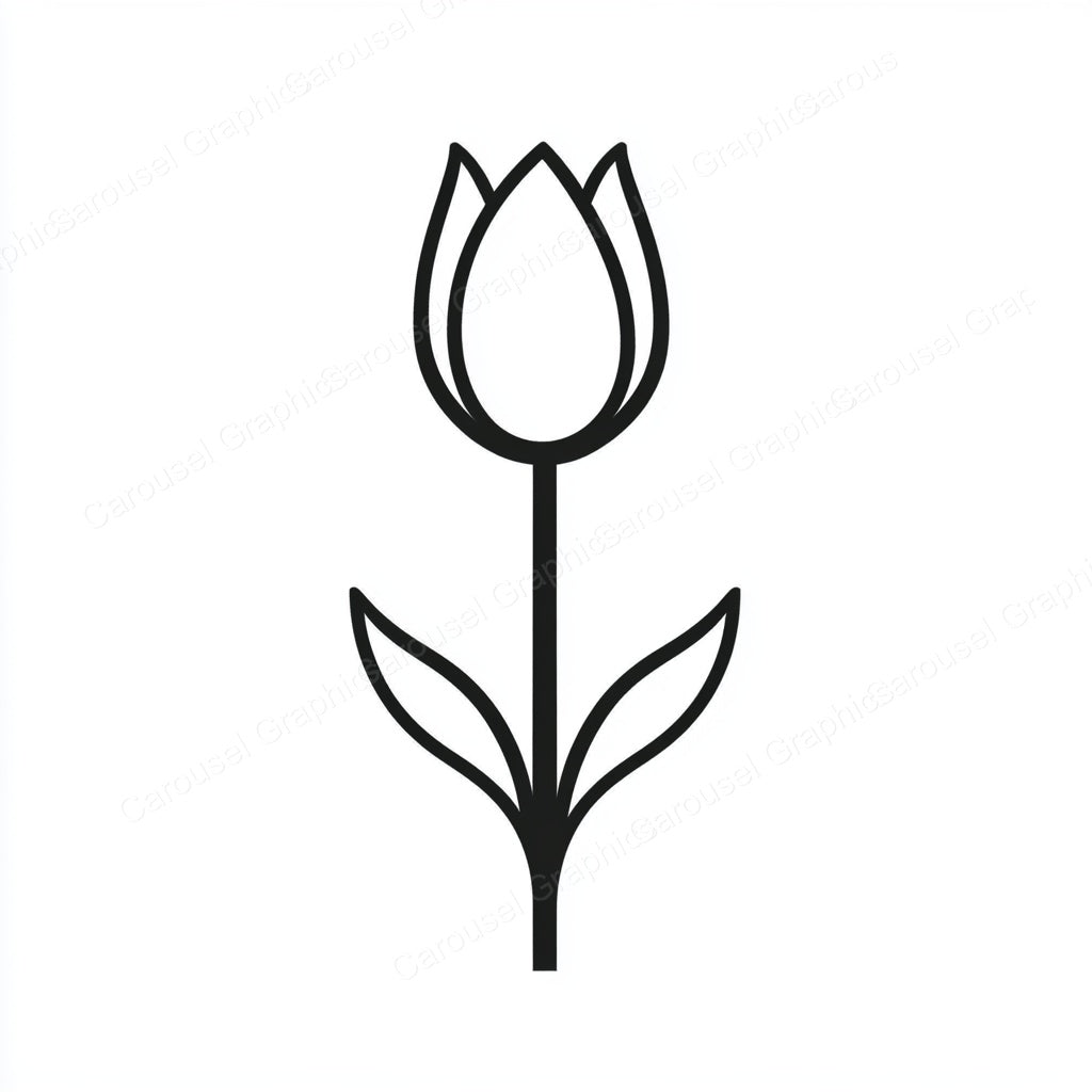 Tulip Vector Graphic preview