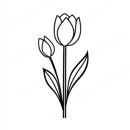 Tulip Vector Graphic preview