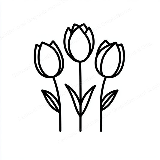 Tulip Vector Graphic preview
