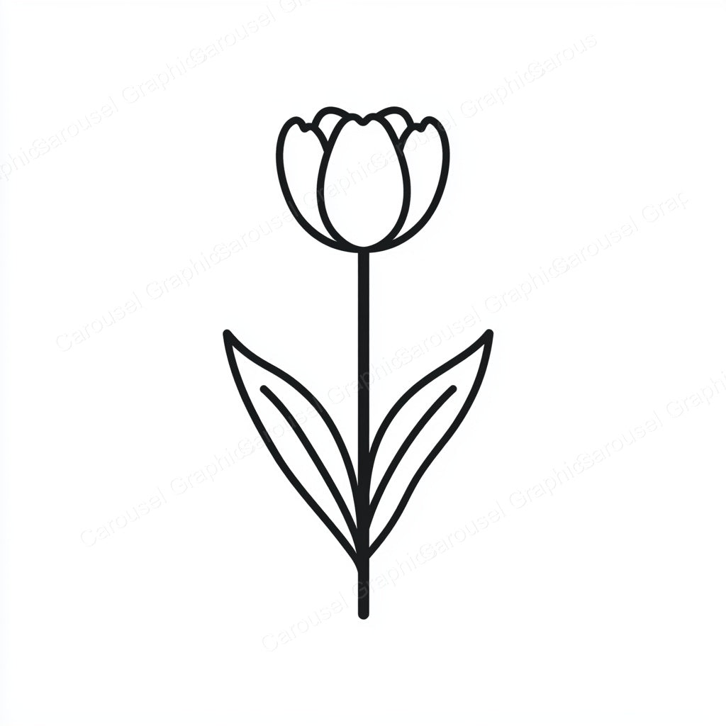 Tulip Vector Graphic preview