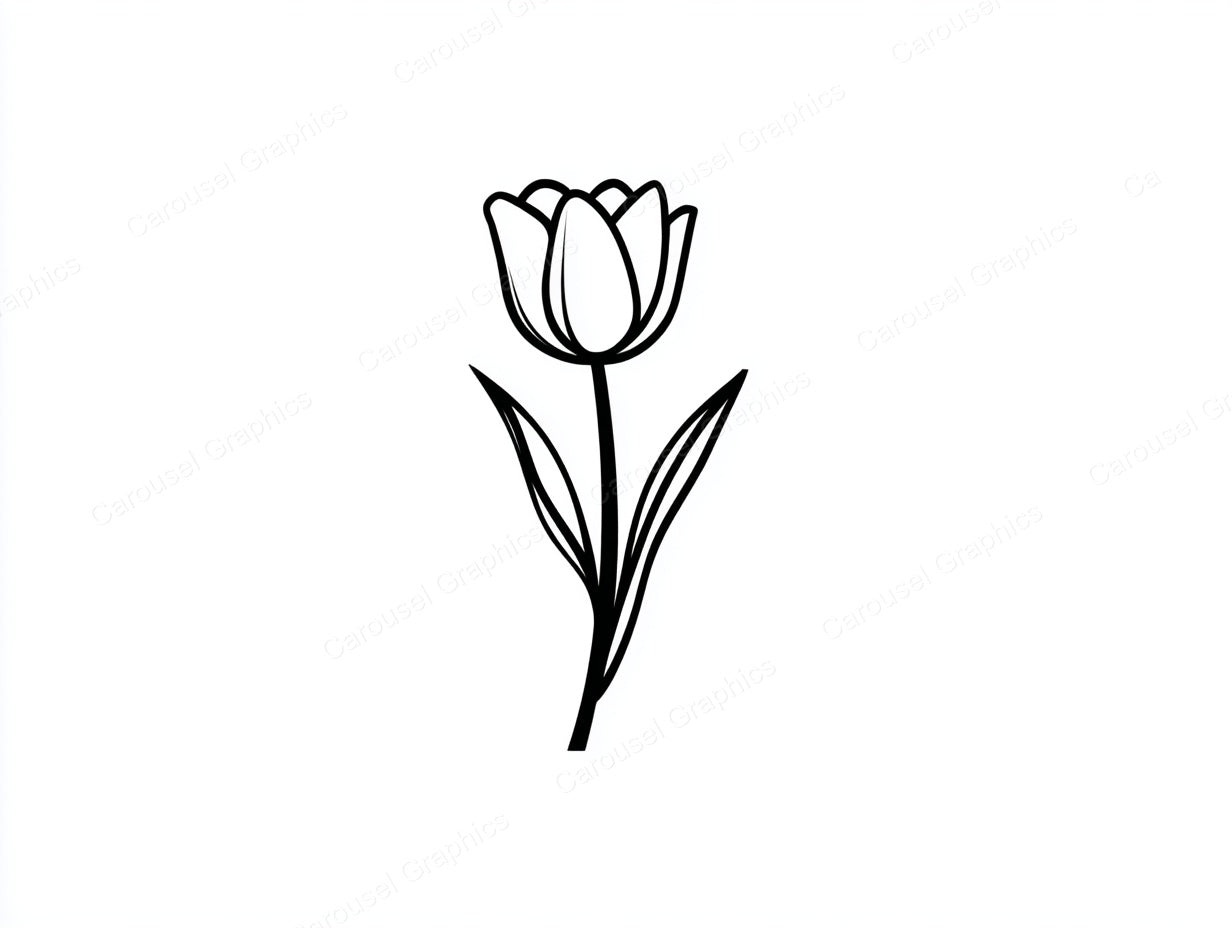 Tulip Vector Graphic preview