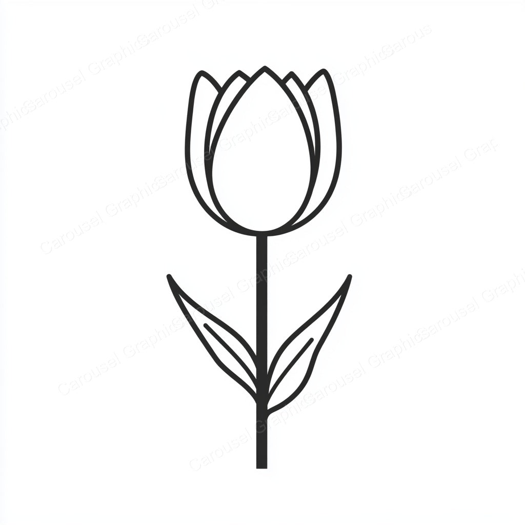 Tulip Vector Graphic preview