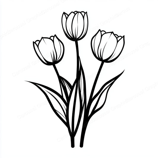 Tulip Vector Graphic preview