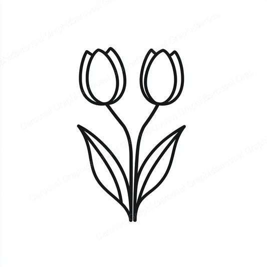 Tulip Vector Graphic preview
