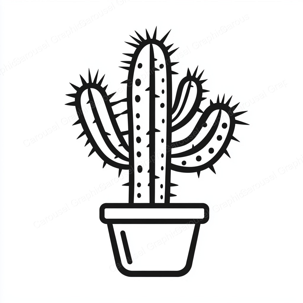 Cactus Vector Graphic preview