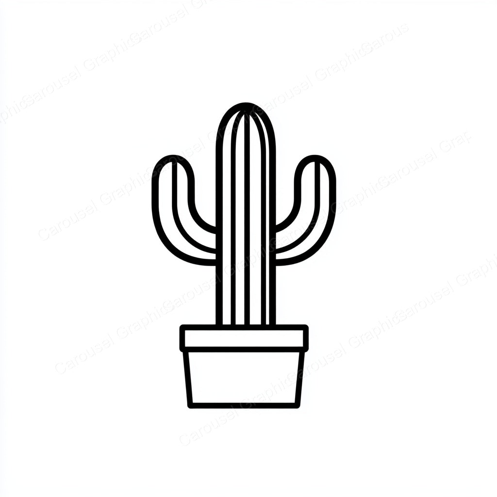 Cactus Vector Graphic preview
