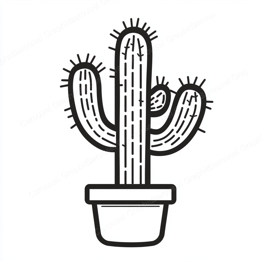 Cactus Vector Graphic preview