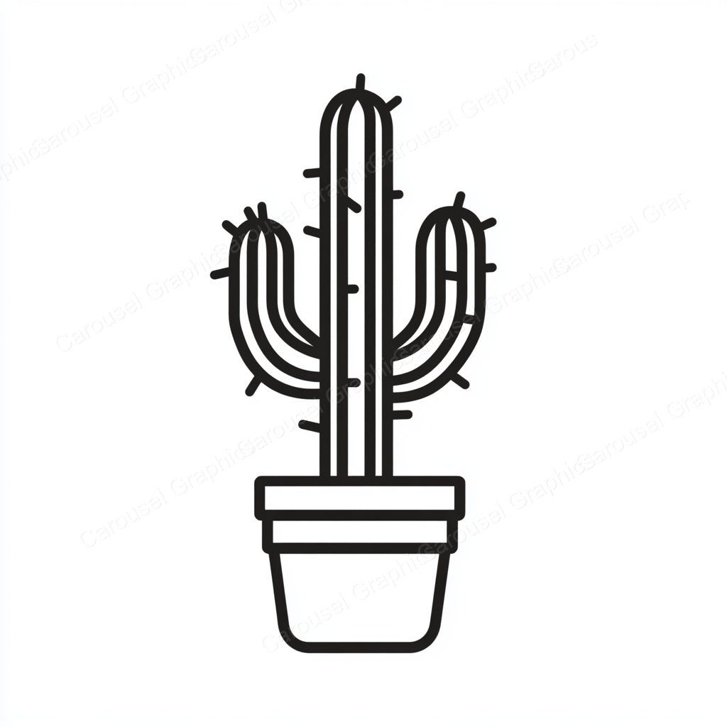 Cactus Vector Graphic preview