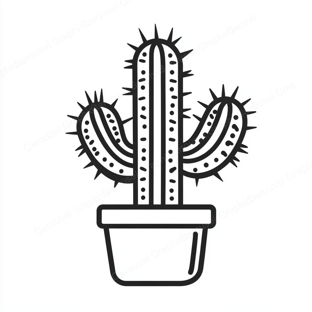 Cactus Vector Graphic preview