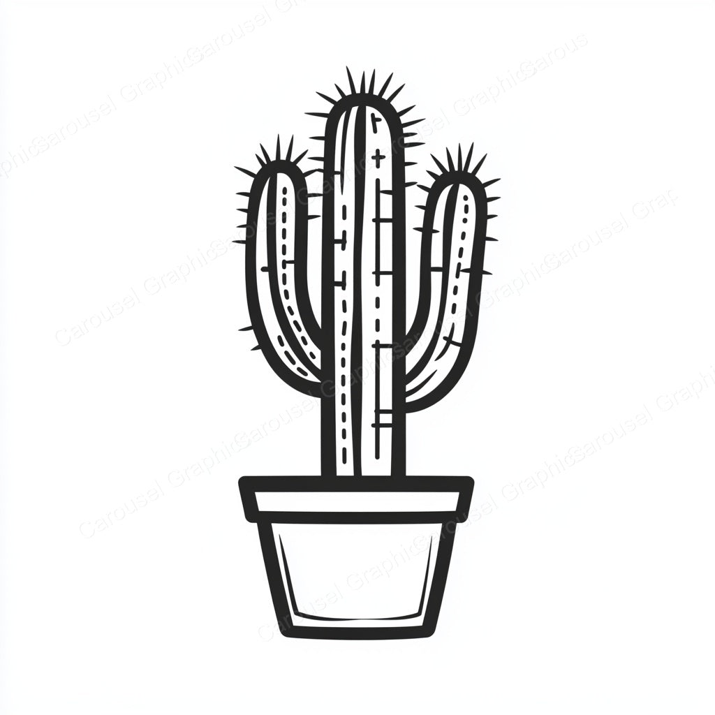 Cactus Vector Graphic preview