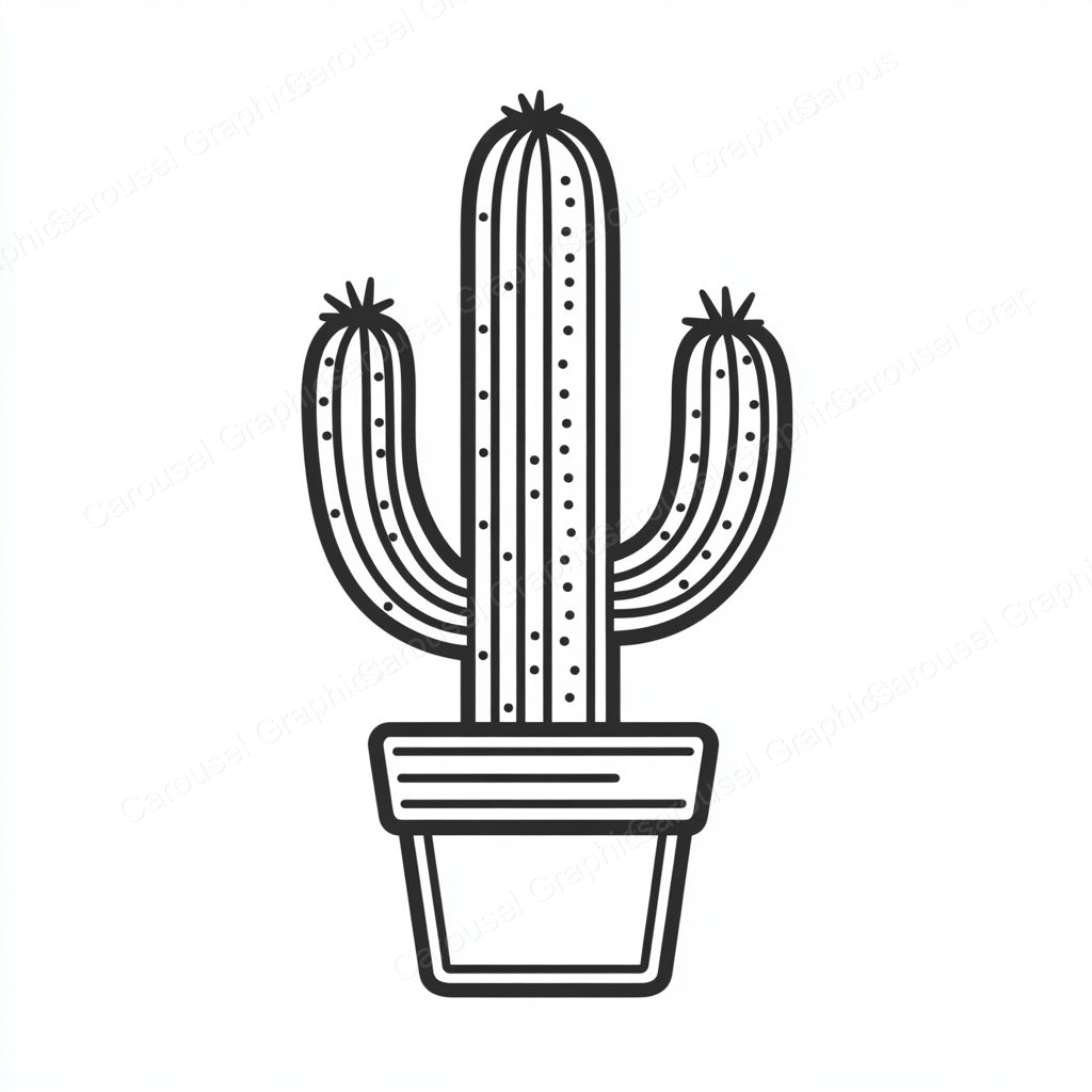 Cactus Vector Graphic preview