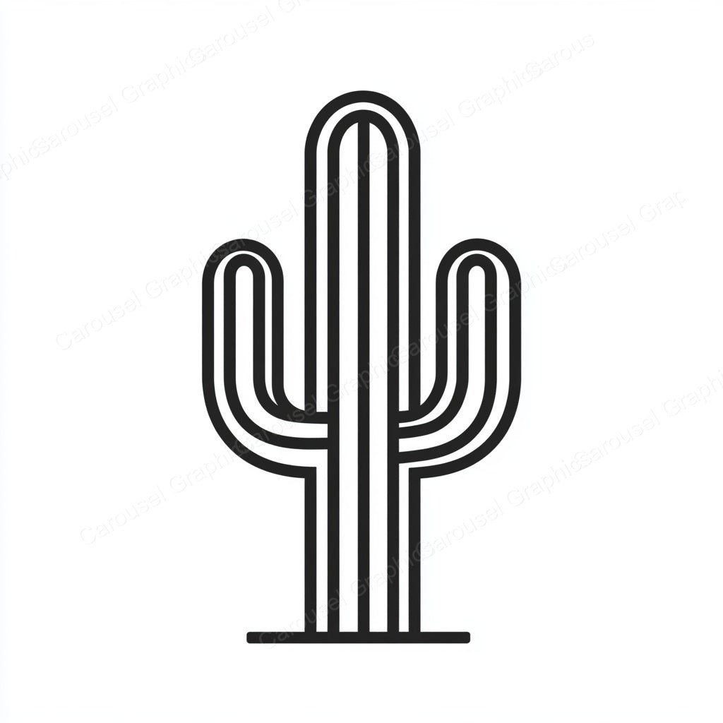 Cactus Vector Graphic preview