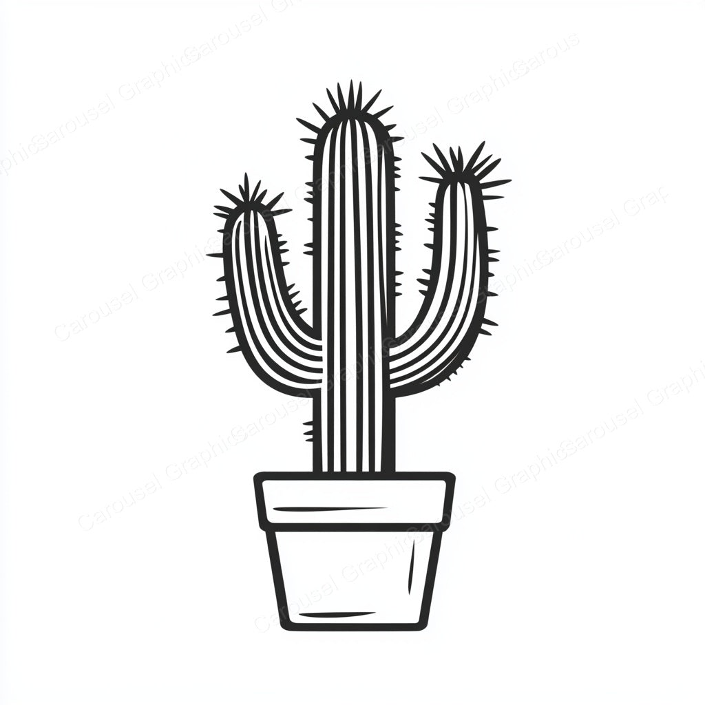 Cactus Vector Graphic preview