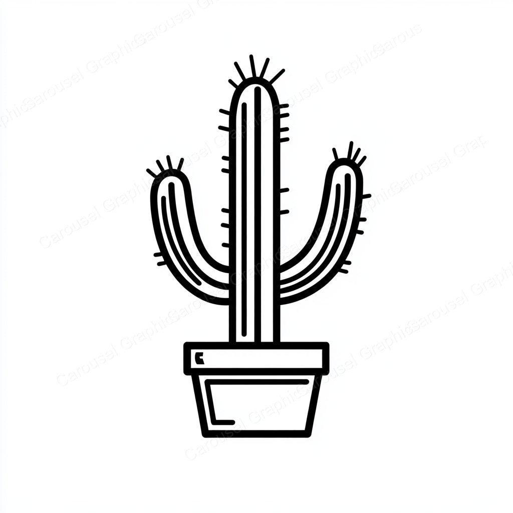 Cactus Vector Graphic preview