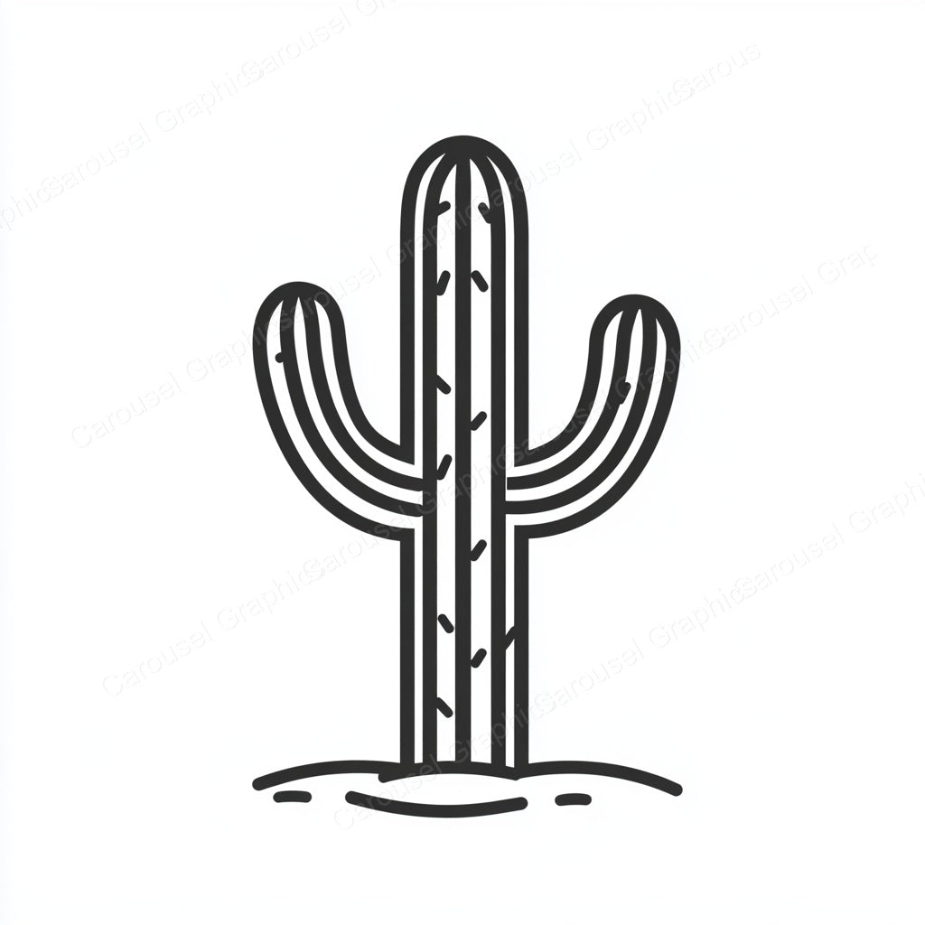 Cactus Vector Graphic preview