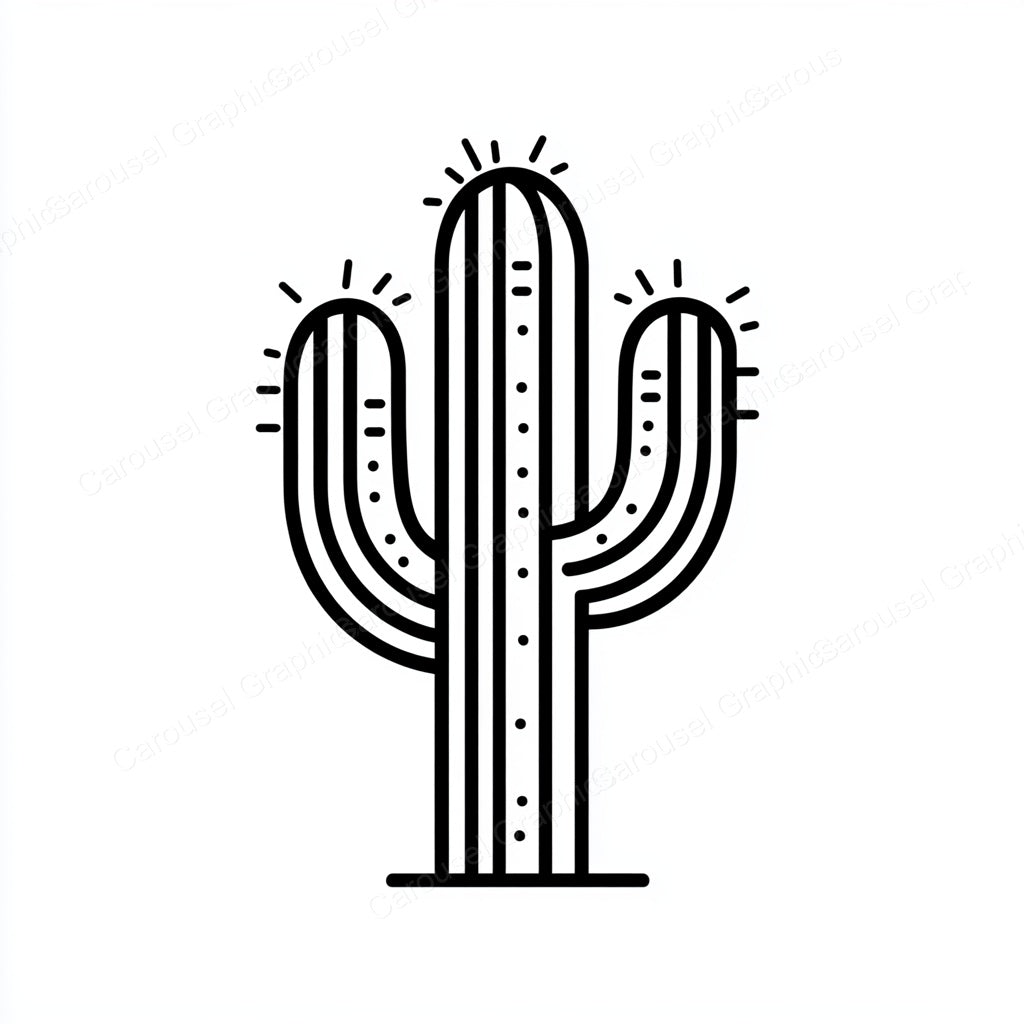 Cactus Vector Graphic preview
