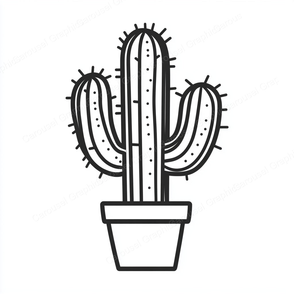 Cactus Vector Graphic preview