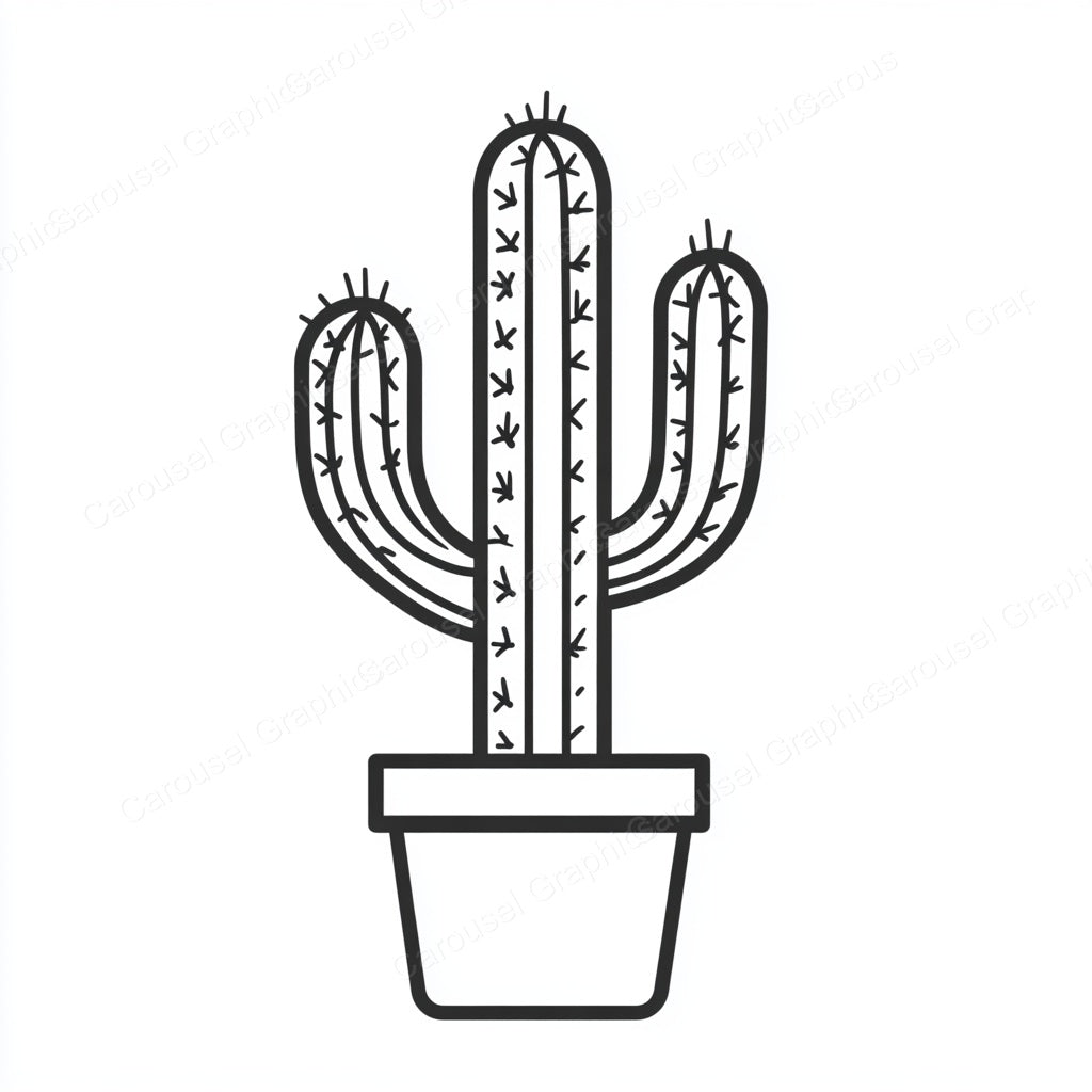 Cactus Vector Graphic preview