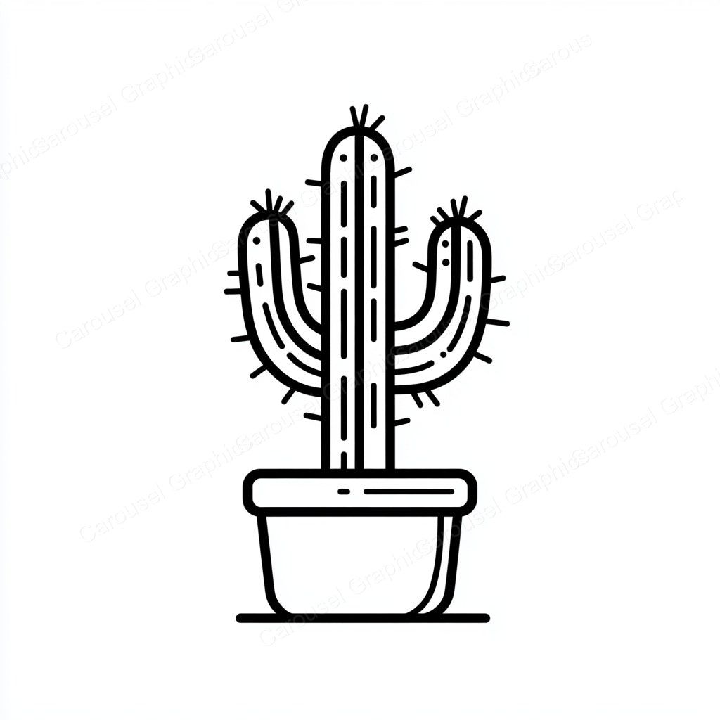 Cactus Vector Graphic preview