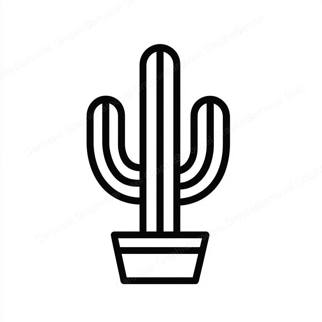 Cactus Vector Graphic preview