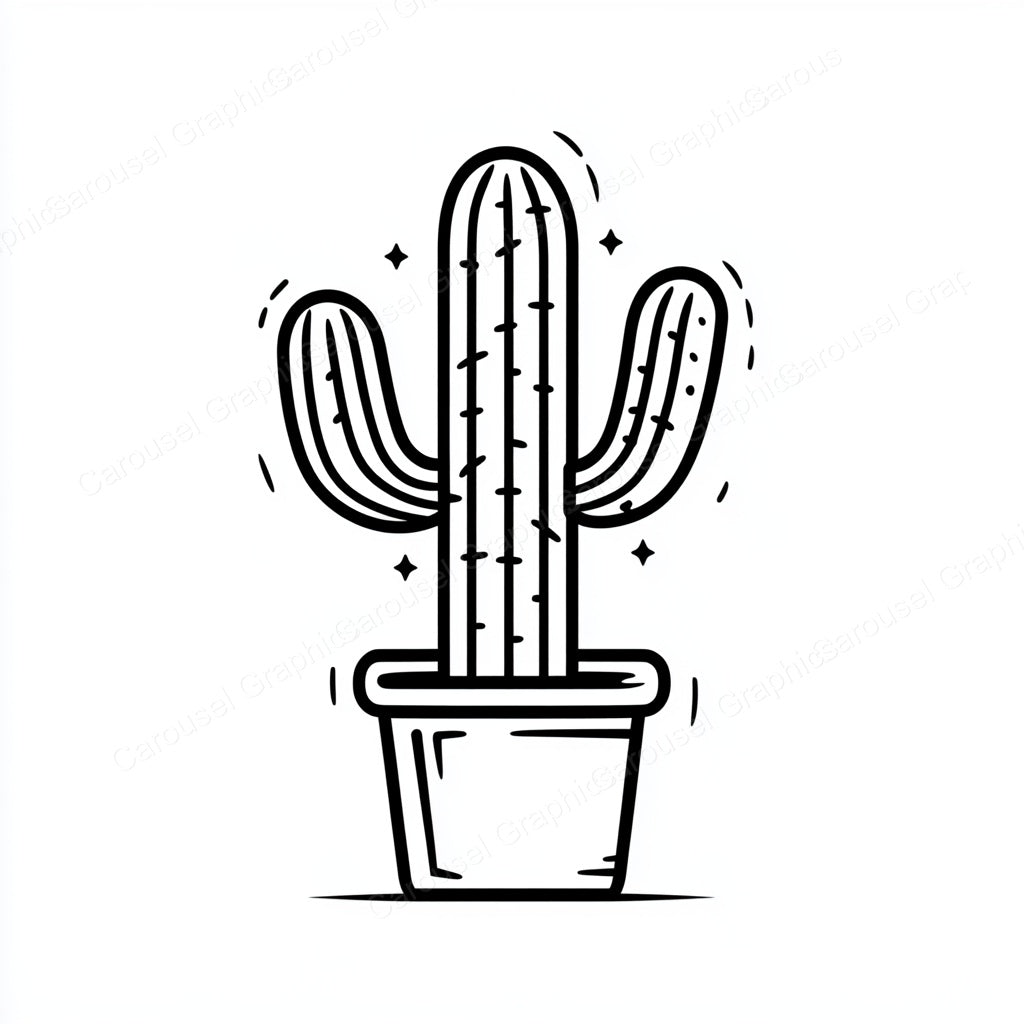 Cactus Vector Graphic preview