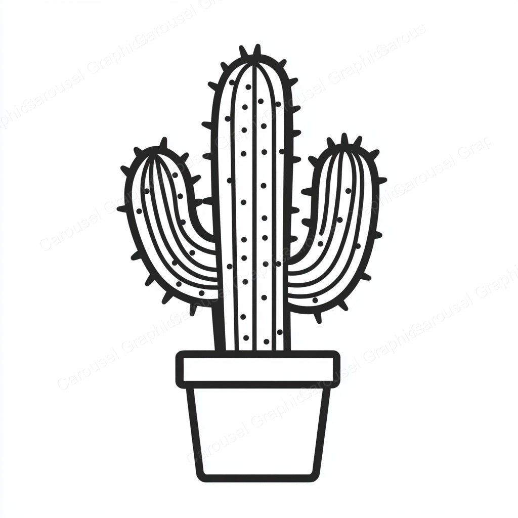 Cactus Vector Graphic preview