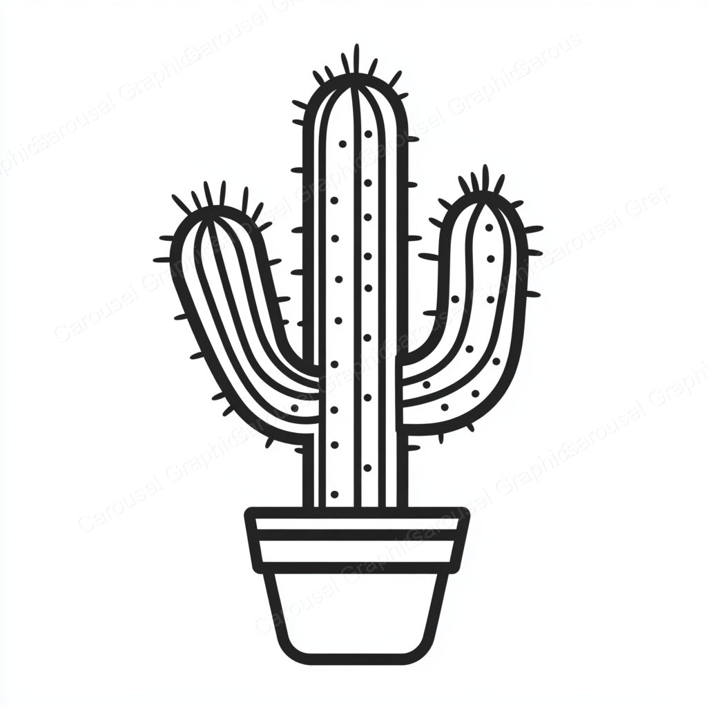 Cactus Vector Graphic preview