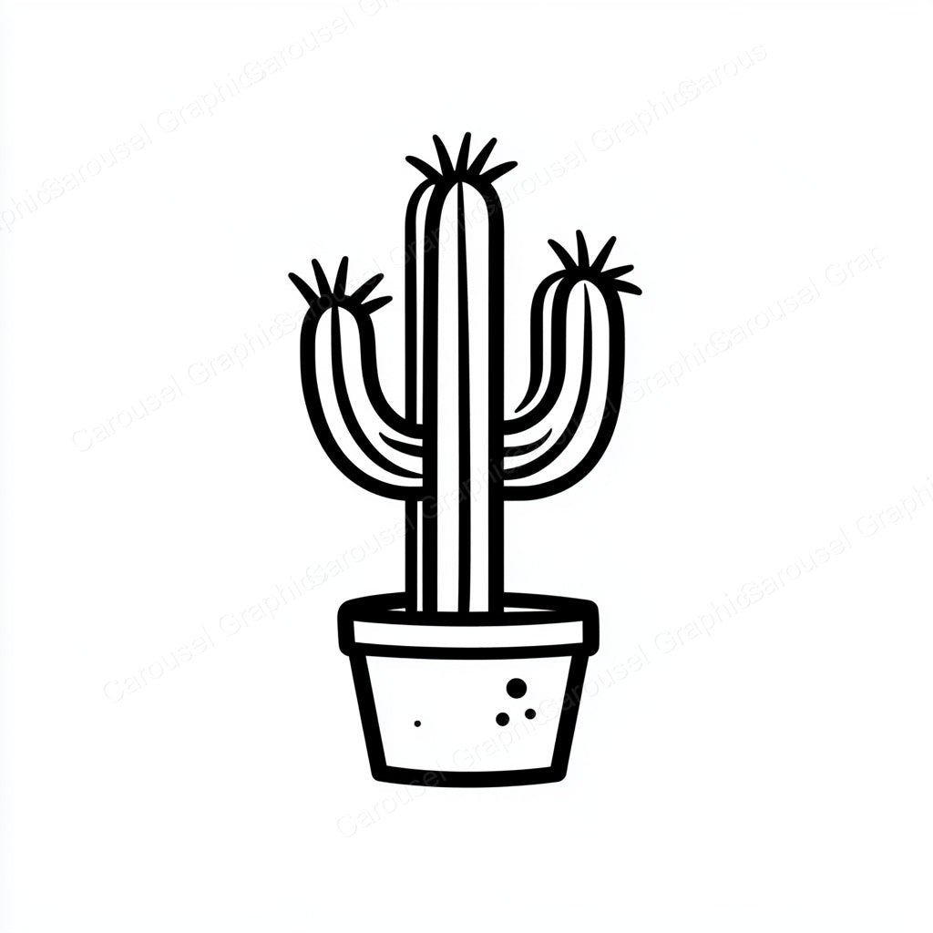 Cactus Vector Graphic preview