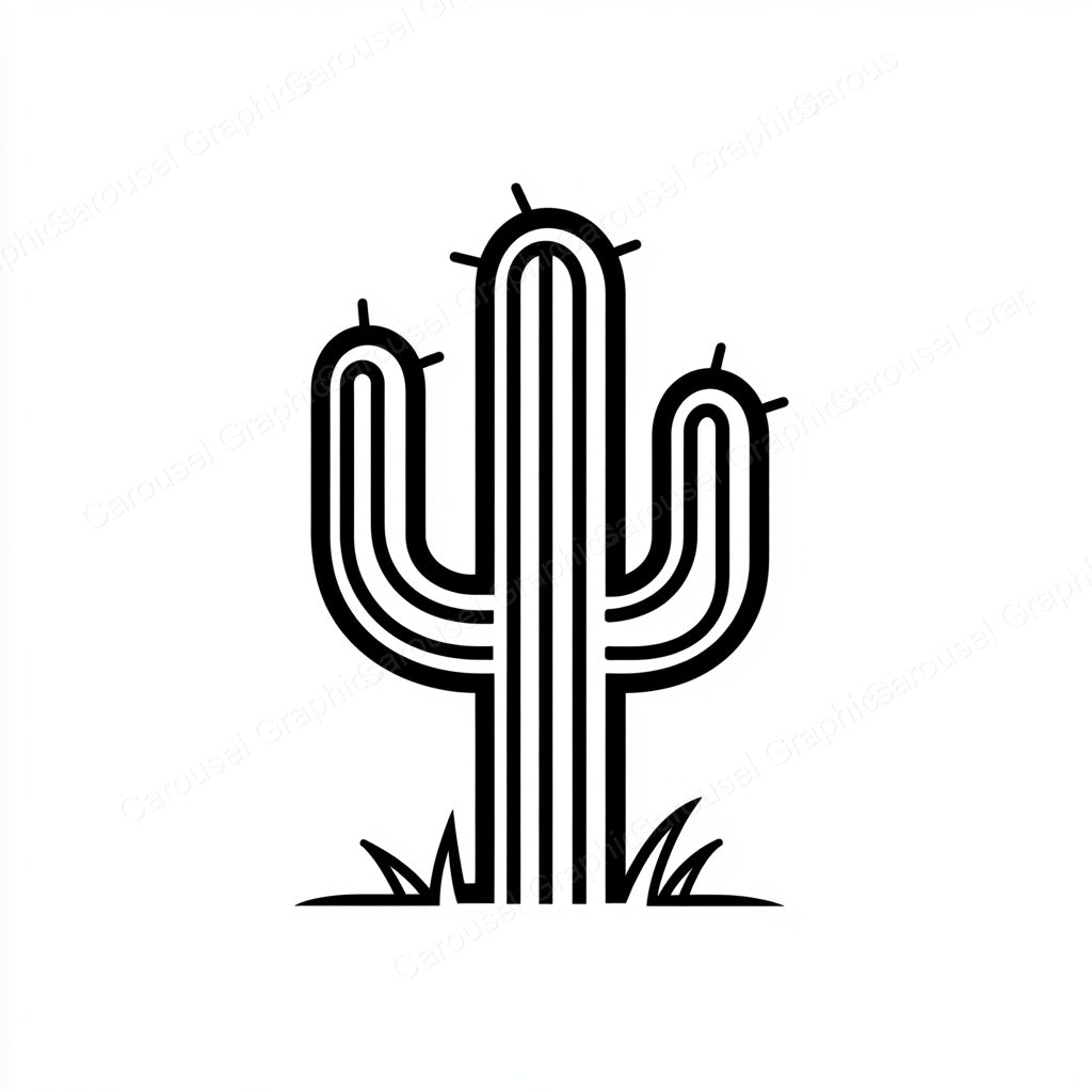 Cactus Vector Graphic preview