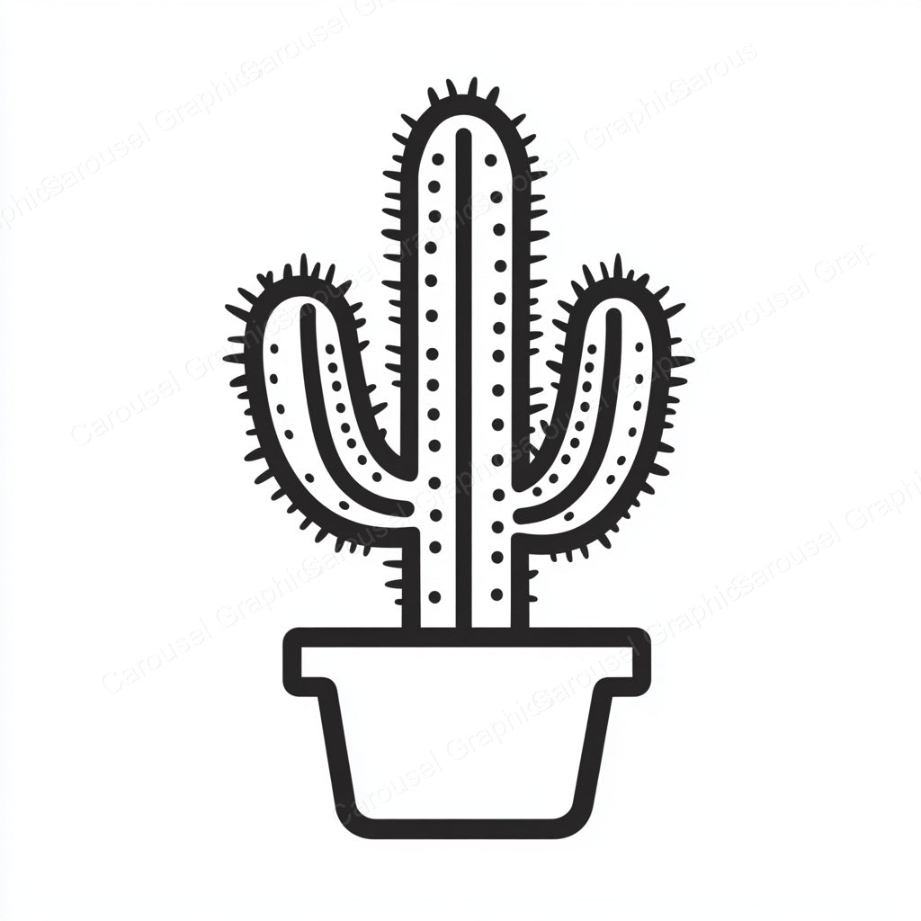 Cactus Vector Graphic preview