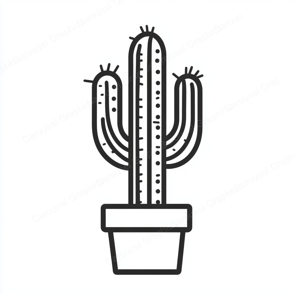 Cactus Vector Graphic preview