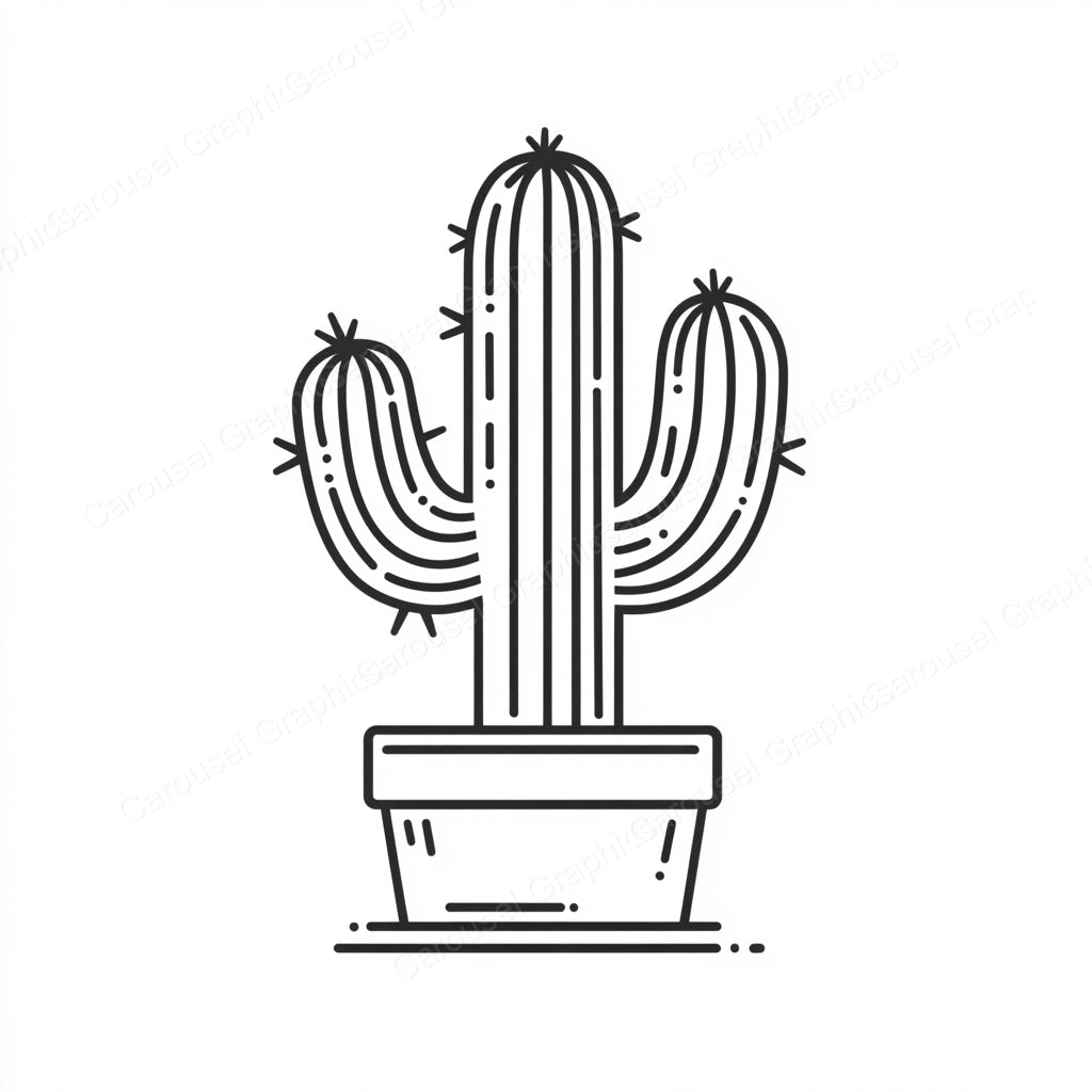 Cactus Vector Graphic preview