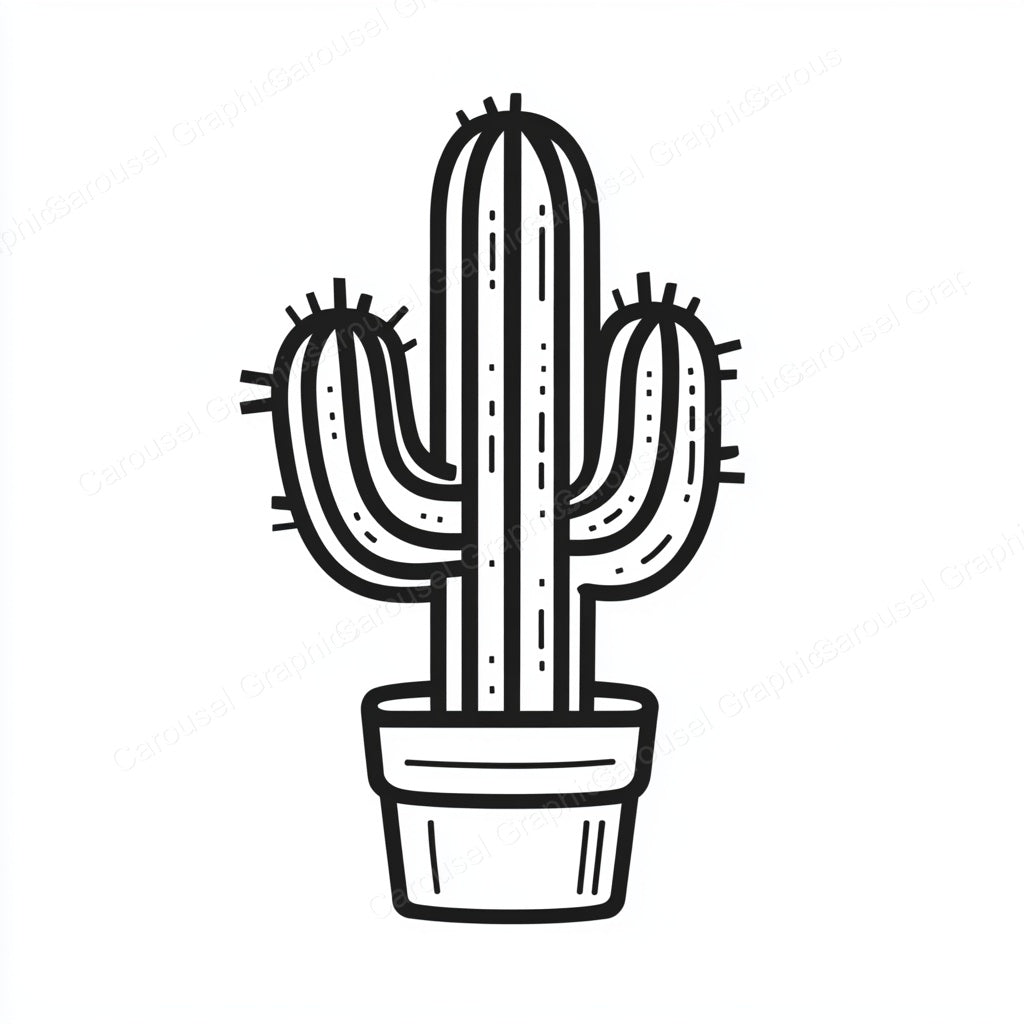 Cactus Vector Graphic preview