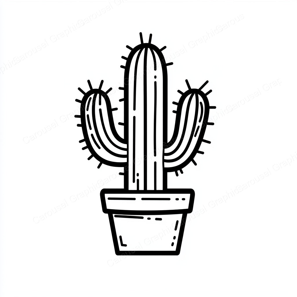 Cactus Vector Graphic preview