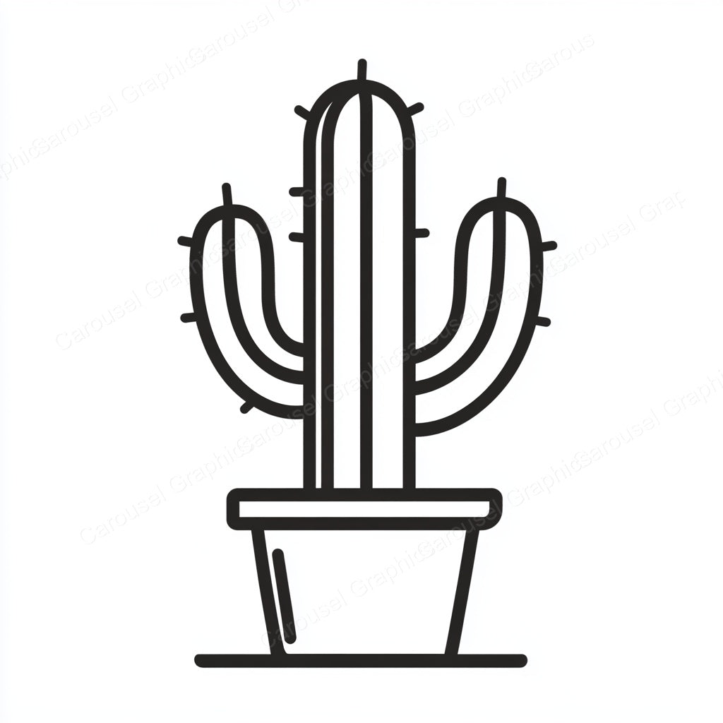 Cactus Vector Graphic preview