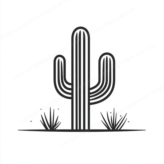 Cactus Vector Graphic preview