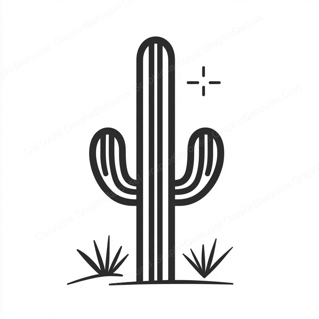 Cactus Vector Graphic preview