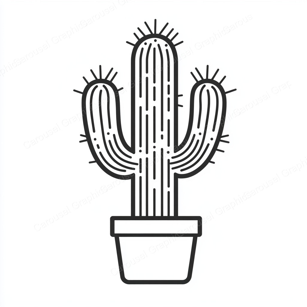 Cactus Vector Graphic preview