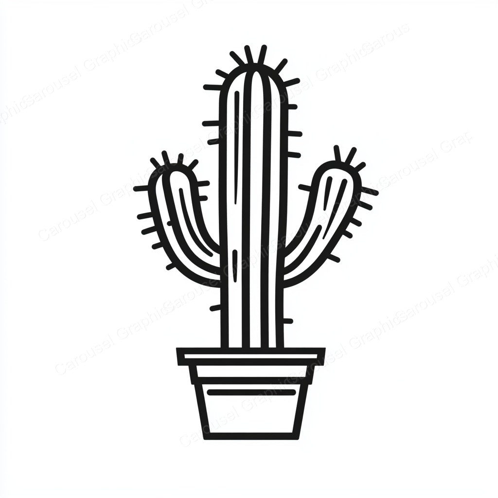 Cactus Vector Graphic preview