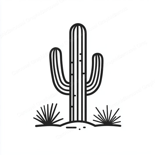 Cactus Vector Graphic preview