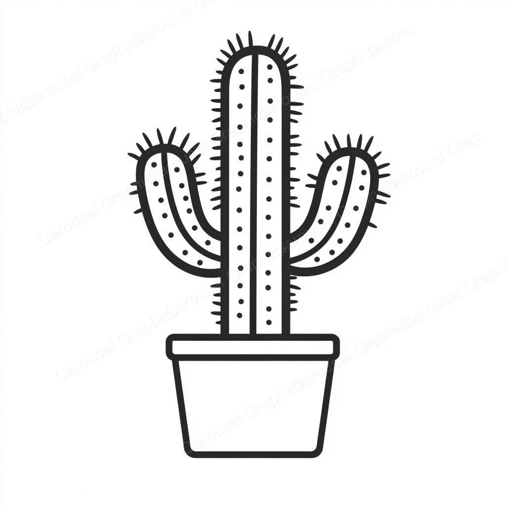 Cactus Vector Graphic preview