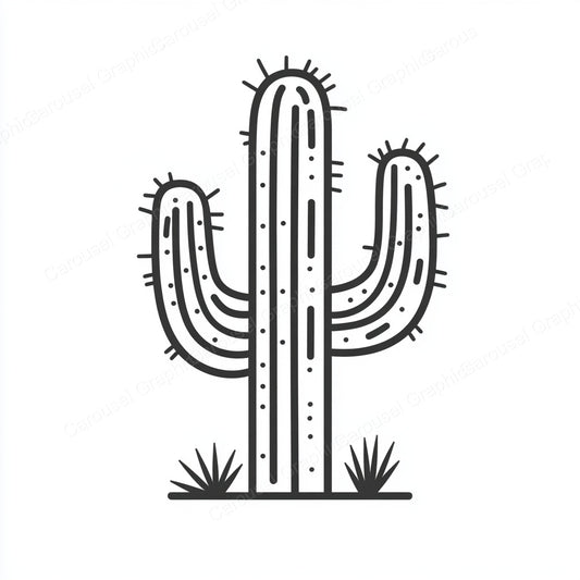 Cactus Vector Graphic preview