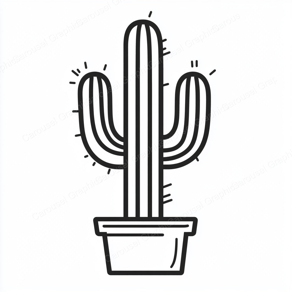 Cactus Vector Graphic preview