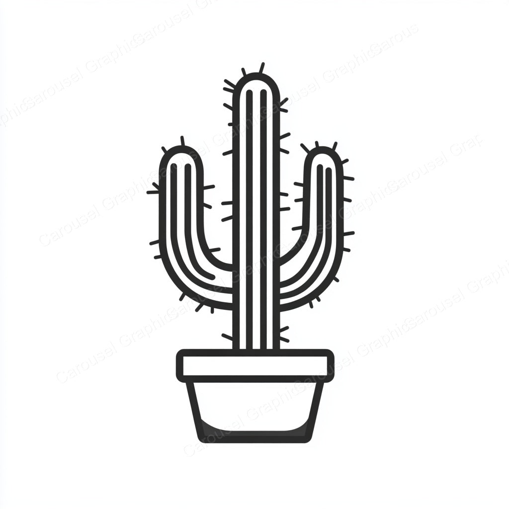 Cactus Vector Graphic preview