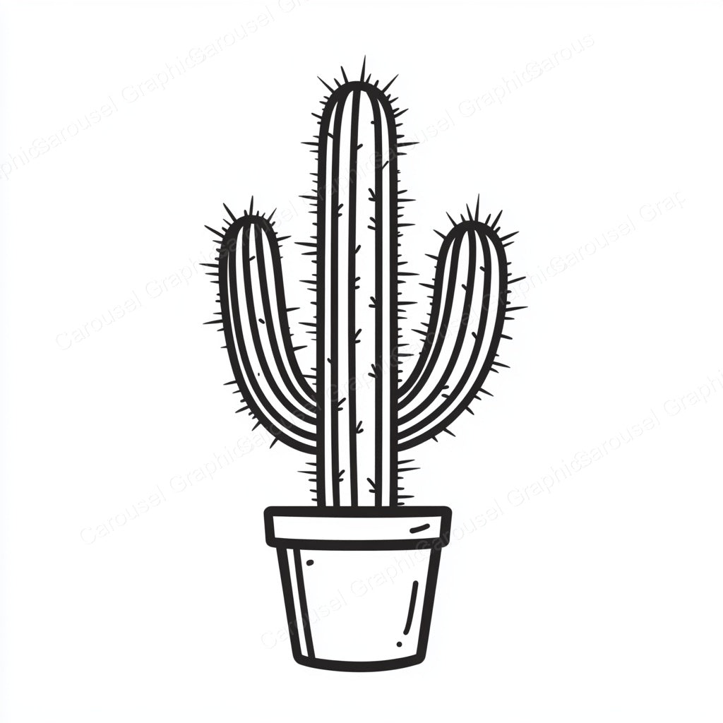 Cactus Vector Graphic preview