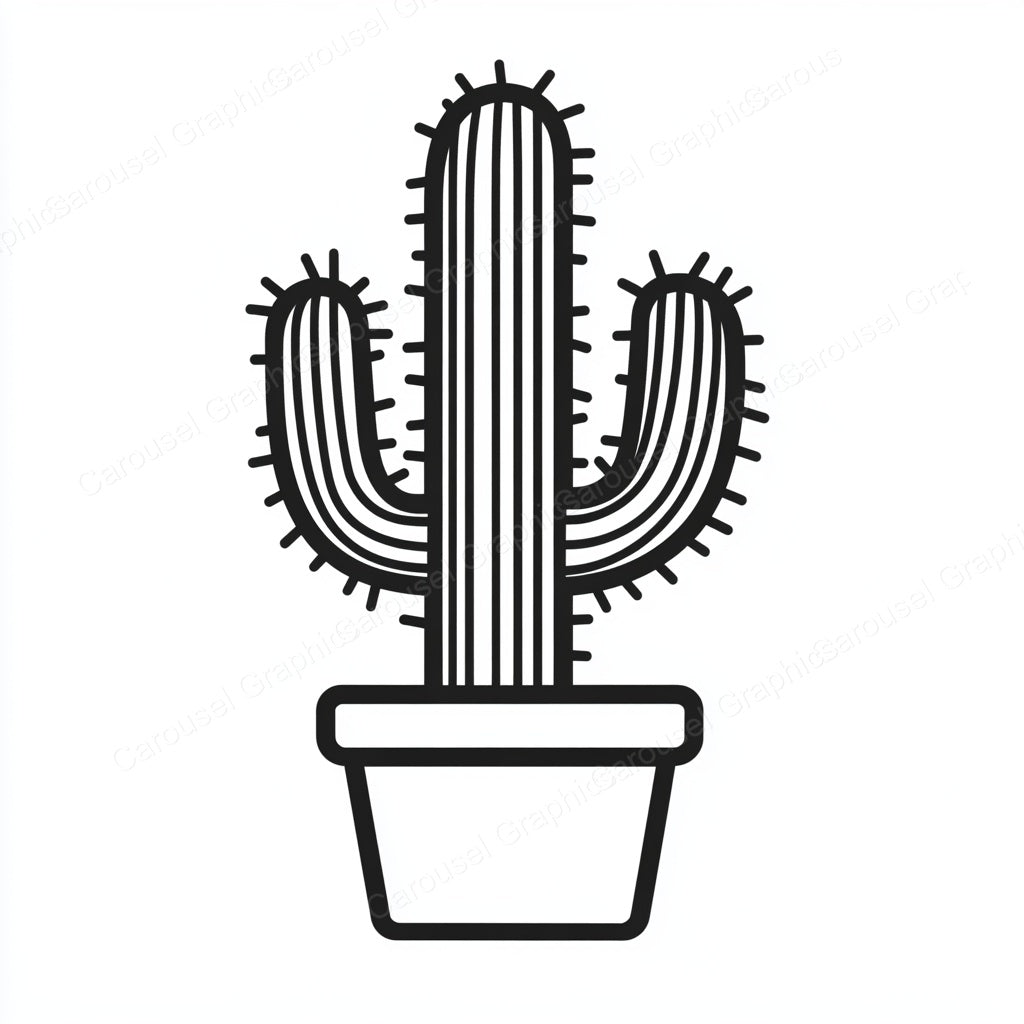 Cactus Vector Graphic preview