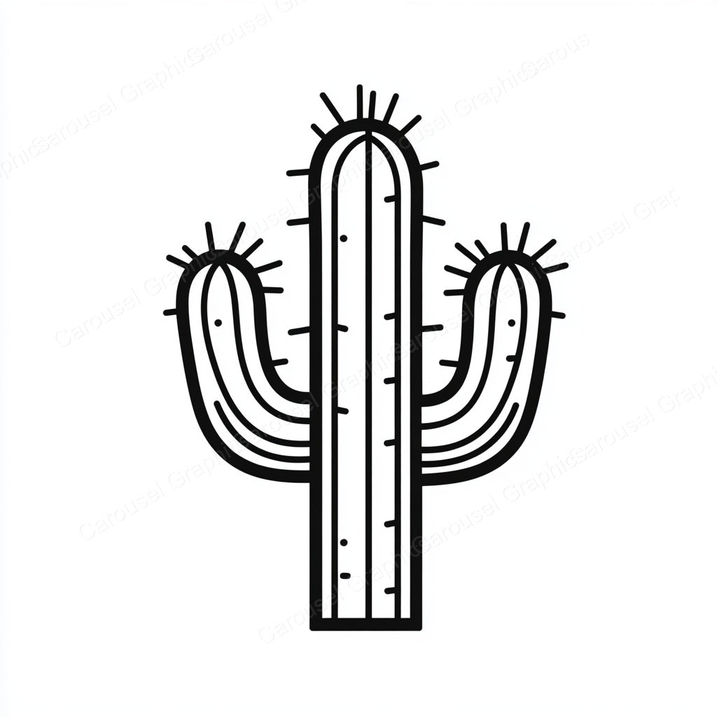 Cactus Vector Graphic preview