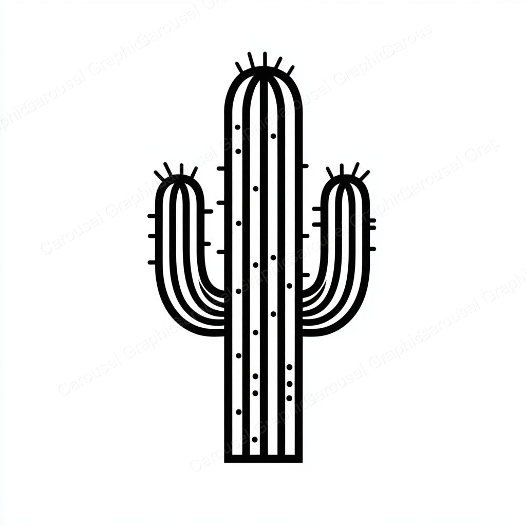 Cactus Vector Graphic preview